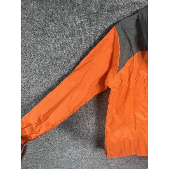 Columbia Sportswear Youth Unisex Sz L Lightweight Jacket Zip Windbreaker Orange